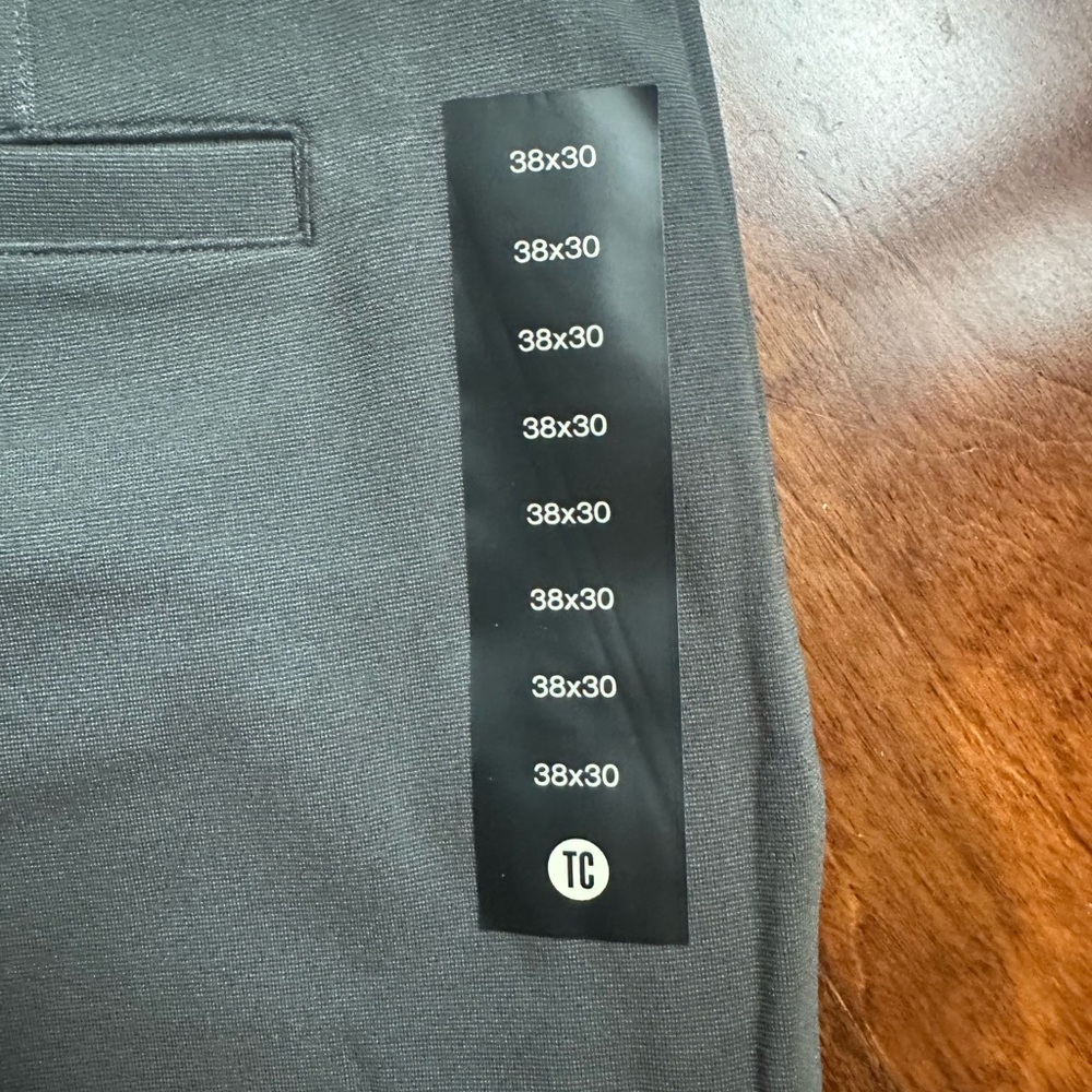 Men’s True Classic Slim Comfort Knit Chino pants. Grey/Black/Navy 38 x 30